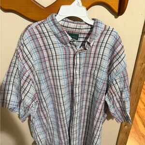 Scandia Woods Short Sleeve Button-Up Shirt – Men’s XL